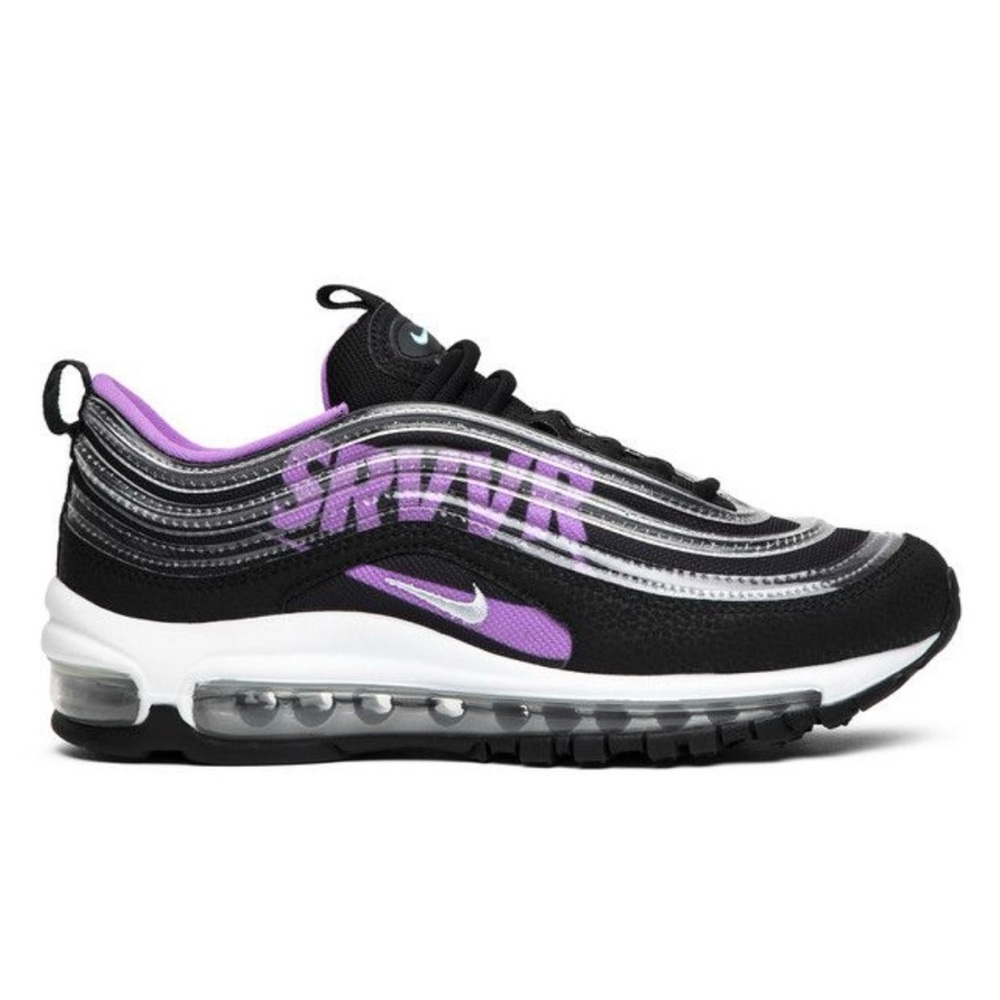 Nike Women's Black & Purple Air Max 97 SRVVR Sneakers